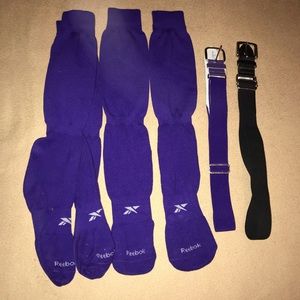 Baseball Socks and Belts